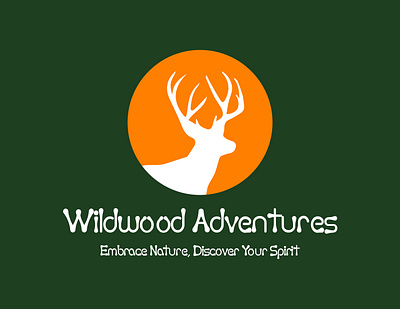 Wildwood Adventures Logo branding camping logo graphic design logo vector