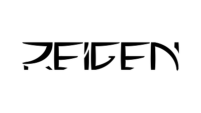 Reigen Logotype branding design graphic design logo