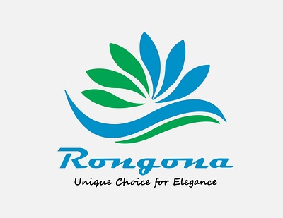 Rongona Cloting Brand branding clothing logo vector