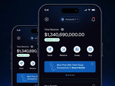 Web3 Dapp Wallet crypto dapp design ui ui design ux vector wallet web design web3