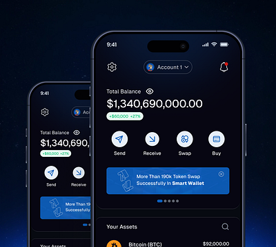 Web3 Dapp Wallet crypto dapp design ui ui design ux vector wallet web design web3