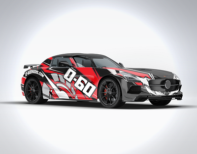 Racing Car Wrap I Sports Vehicle Wrap 3d animation branding car car sticker car wrap design graphic design illustration logo motion graphics racing sports sticker design suv truck wrap ui van van wrap vehicle wrap