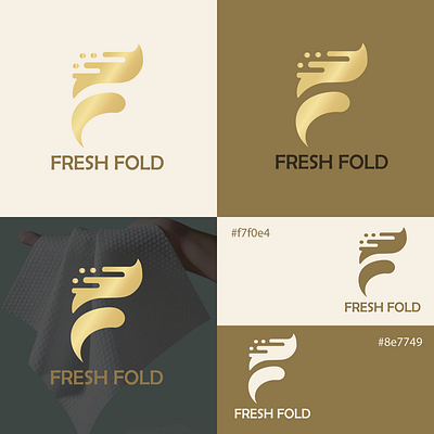 Fresh Fold LOGO/ branding designebyurwah logo tissue