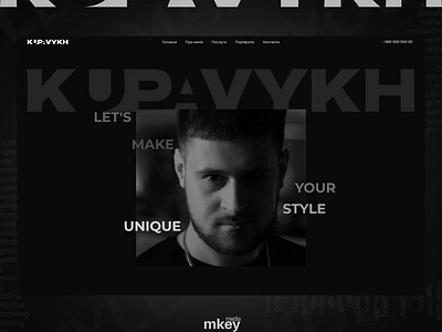 Turnkey website for Barber animation branding design figma illustration industry logo motion graphics ui ux webdesign website