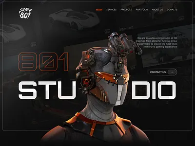 Turnkey website for outstaff studio of game development 3d animation branding design figma graphic design illustration industry logo motion graphics ui ux webdesign website