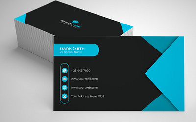 Double-Sided Creative Business Card branding graphic design ui