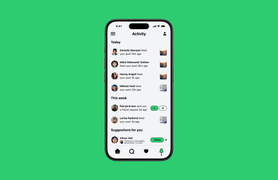 Daily UI #047 activityfeed challenge dailyui