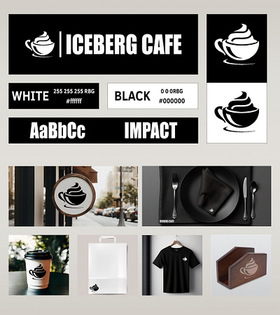 Cafe Brand Deck assests asthetics brand deck branding cafe design graphic graphic design logo logo design mockups typography