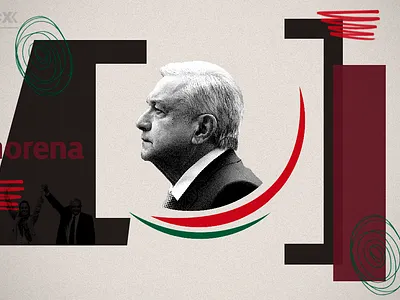 2024 Andrés Manuel López Obrador article editorial illustration graphic design mexico newsletter politics