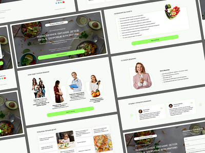 Landing page for a concept nutritionist webinar concept data capture form health healthy food landing page nutricionist ui ux uxui web design webdesign webinar