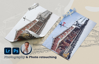 Photography & Photo retouching composition graphic design photo editing photo retouching photoshop train train station