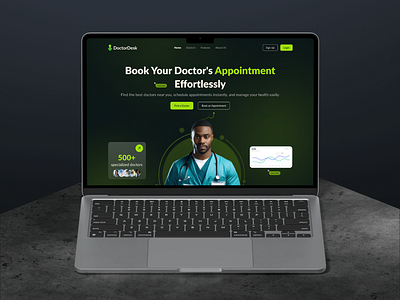 Doctor Appointment Booking Website Design. appointment appointment booking website clean ui doctor doctor appointment booking doctor appointment website graphic design logo product design semple ux typography ui ui ux design ux visual design web design