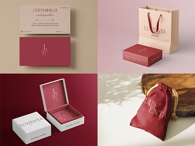 Luventa Jewelry Brand Identity branding design graphic design identity logo