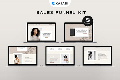 Kajabi Sales Funnel Template Bundle custom kajabi templates kajabi customizable kajabi design kajabi funnel kajabi landing page kajabi optin kajabi sales funnel kajabi templates kajabi theme kajabi webinar kajabi website landing page landing page template