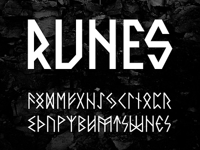 Valihalica Runes and Weights design fantasy font font design font family graphic design modern nordic norse runes type design typeface typographic typography viking