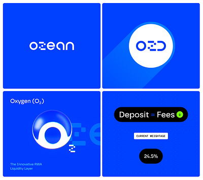 OZEAN ai brand crypto finance logo