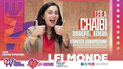 Vos heures'opennes - Leïla Chaibi, Eurodéputée The Left bils broadcast chaibi channel debate deputy eec employment europe instagram left lfi live monde parliament social twitch world youtube