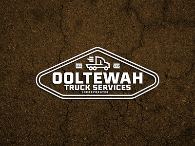 Ooltewah Truck Services - Badge Design branding design graphic design illustration logo logos vector