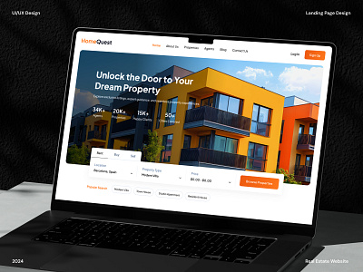 Property Finder Brokerage Website UI Design brokerage figma landing page landing page design landing page ui property property finder property management real estate uiux web design website design website ui website ui design