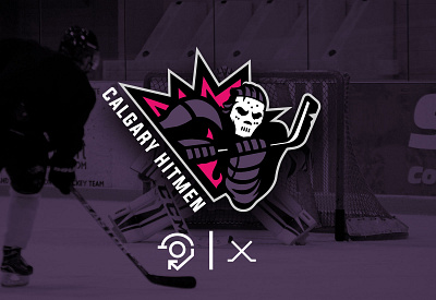 Calcary Hitmen branding calgary calgaryhitmen flames graphic design hitmen hockey logo minor league nhl whl