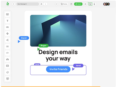 Real-time Co-editing design email email builder email campaign email design email marketing email newsletter email template email templates email tips html html email stripo email ui