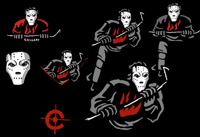 Calgary Hitmen branding calgary calgary hitmen flames graphic design hitmen hockey logo minor league nhl whl