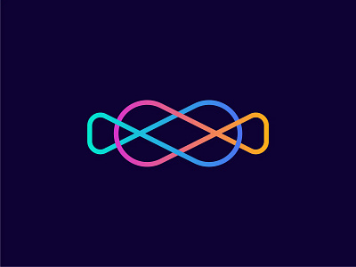 Infinity Logo - Available for sale branding business concept design flat founder gradient illustration infinite infinity interconnected intertwined logo logo design minimal startup symbol tech technology ui