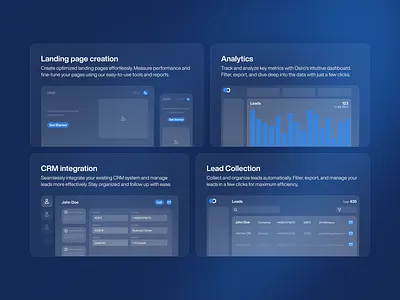 Bento Grid - Lead Gen SaaS bento grid branding ui ui design ui illustrations uiux design website design