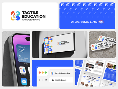 Tactile Education Branding animation app branding design graphic design icon illustration logo typography ui ux vector