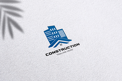 Construction Company Logo Design With Brand identity app branding design graphic design illustration logo typography ui ux vector