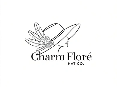 Logo Design Brief for Charm Floré Hat Co. 3d branding graphic design logo