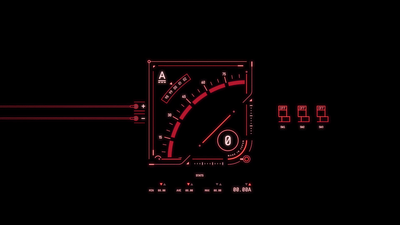 Galvanometer UI after effects animation cyberpunk graphic design motion graphics scifi ui