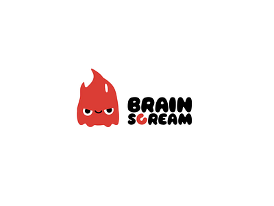 Brainscream Branding animation branding character cute design funy graphic design illustration logo vector