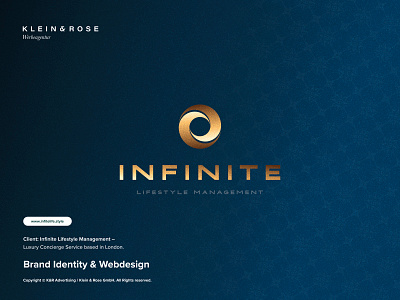 Brand Identity & Webdesign: Infinite Lifestyle Management branddesign brandidentity branding design graphic design logodesign motiondesign ui ux web webdesign website