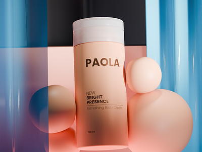 Body Cream Brand - Beige branding design marketing product product design