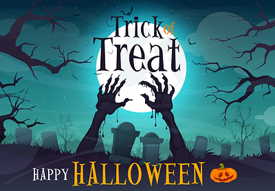 Happy Halloween Banner adobe illustrator art banner design cartoon illustration design digital art drawing graphic design halloween holiday illustration postcard trick or treat vector vector illustration