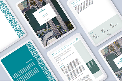 Newsletter design — consultancy graphic design