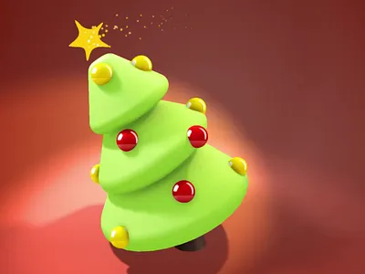 Christmas Tree 3d bauble bend christmas dance particles spline splinetool star threejs tree web xmas