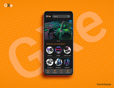 GameXequip App (Mockup) accessories app application ecommerce ecommerce app figma gaming mobile app ui ui ux uiux ux