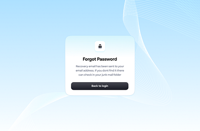 Forgot password app branding design typography ui ux