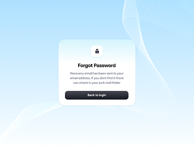 Forgot password app branding design typography ui ux