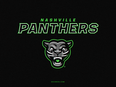 NASHVILLE PANTHERS big cats branding graphic designs logo mascot panthers sports