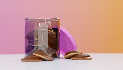 Cookie Jar 3D 3d animation motion graphics