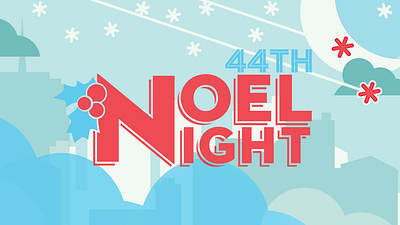 44th Annual Noel Night Detroit branding detroit event assets event branding holidays midtown detroit noel night poster design print