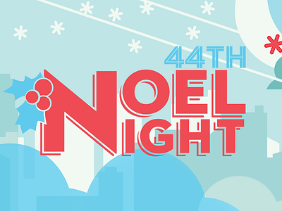 44th Annual Noel Night Detroit branding detroit event assets event branding holidays midtown detroit noel night poster design print