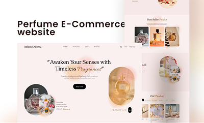 Perfume E-commerce Website Landing Page 2024 e commerce landing page e commerce website landing page perfume e commerce website perfume website perfume website landing page perfume website ui