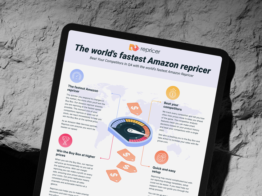 The world's fastest Amazon repricer infographic amazon amazon repricer brand promotion data visualization ecommerce ecommerce solutions graphic design infographic infographic design infographics isometric design line art icons marketing marketing graphics offer repricing tools special offer ux design visual marketing visual storytelling