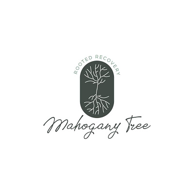 Mahogany Tree - Logo 002 logo tree typography