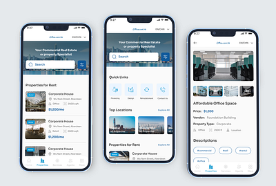 Real Estate App app uiux homepage househunting propertydeals propertydetail propertyfinder propertylist propertysearch propertyui realestate realestateagents realestateapp realestatehouse realestateinvesting realestatelistings realestatesolutions realestateui search ui uiux