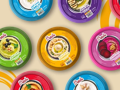 A Fresh Digital Boost for Hummus & Snack Branding dips fresh food packaging hummus packaging social media website design